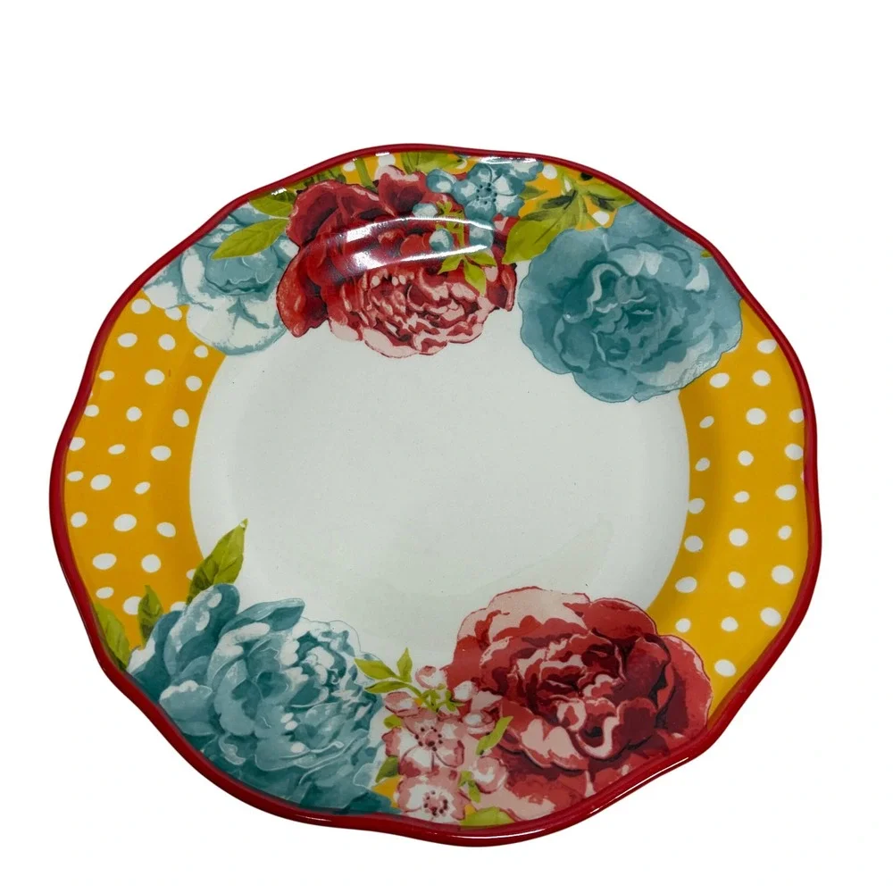 Set of 4 The Pioneer Woman Blossom Jubilee Dinner Plate 10.5